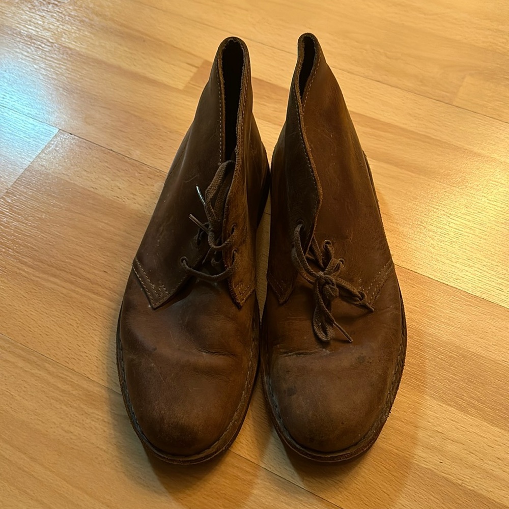 Clark’s Brown Leather Dress Shoes